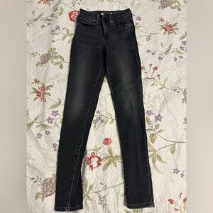 Levi Strauss & Co 721 High Rise Skinny Jeans 24